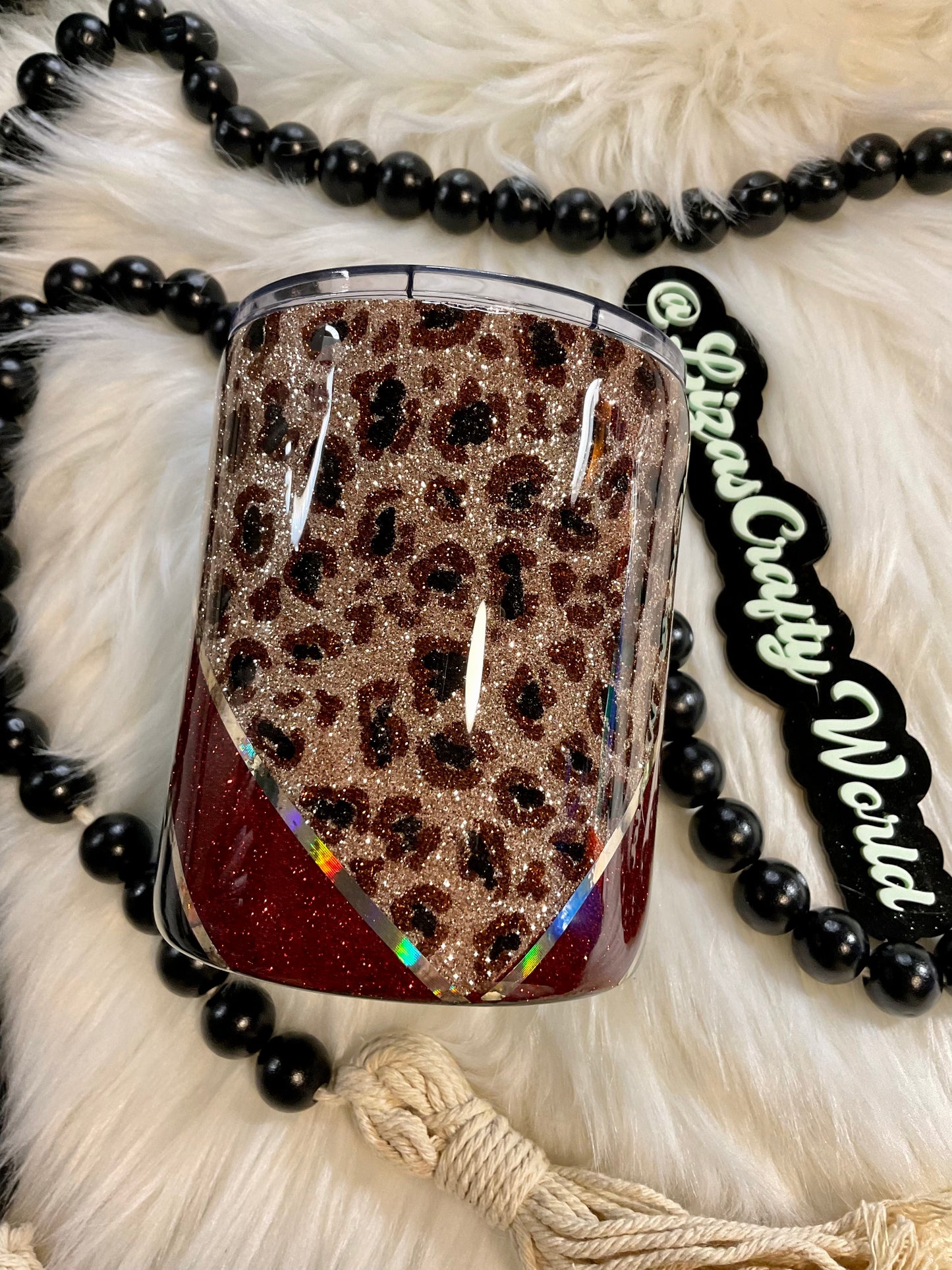 Leopard Lowball 12 Oz