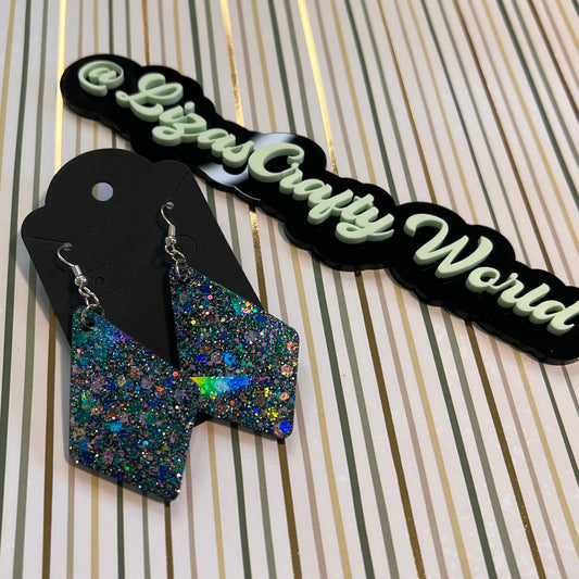 Petty Pointed Holographic Earrings