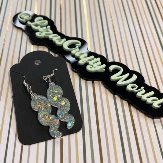 Opal Squiggle Earrings